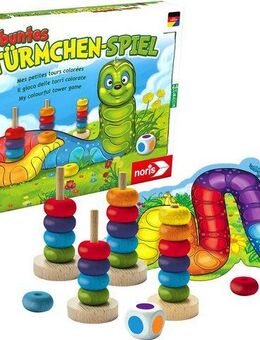 Noris Spiel Mein buntes Türmchenspiel, Made in Germany