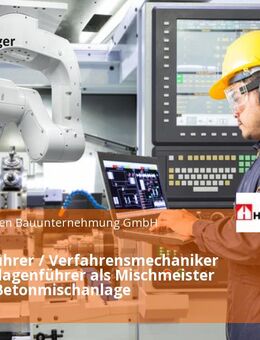 Anlagenführer / Verfahrensmechaniker / Mischanlagenführer als Mischmeister (gn*) für Betonmischanlage - Siegen (Universitätsstadt)