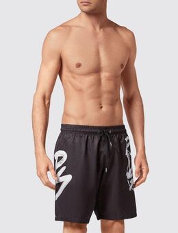PLEIN SPORT Badeshorts Tiger