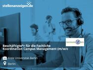 Beschäftigte*r für die Fachliche Koordination Campus Management (m/w/d) - Berlin