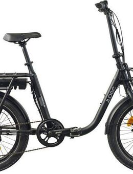 LLobe E-Bike Faltrad Elektro Faltrad 20" Neo.cult schwarz, Shimano Tourney Schaltwerk, Kettenschaltung, Heckmotor, 460,8 Wh