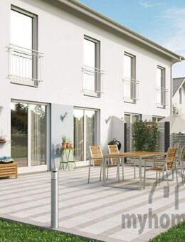 Neue XXL Doppelhaushälfte mit Keller für mehr Ideen und weniger Kosten in Langensendelbach - Langensendelbach