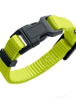 HUNTER Halsband London, limette - Vario Basic Größe S: 24 - 36 cm Halsumfang, 10 mm breit