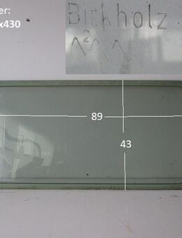 Wohnwagenfenster Birkholz GR/R D529 ca 89 x 43, gebraucht, grün - Schotten Zentrum