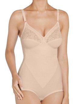Triumph Miederbody Formfit BS X florale Spitze, runder Rückenausschnitt, tiefer V-Ausschnitt