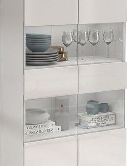 INOSIGN Vitrine Egypt komplett hochglanz lackiert, 2 Glastüren