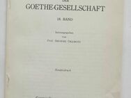Jahrbuch der Goethe-Gesellschaft. 18. Band. Sonderdruck. - Münster