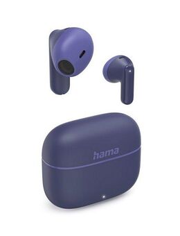 Hama Bluetooth Kopfhörer mit Mikrofon (True Wireless Headset, TWS Earbuds) In-Ear-Kopfhörer (Google Assistant, Siri)