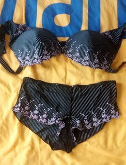 BH Set lila blümchen - Nordenham