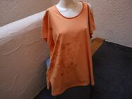 #Shirt m. Blumenprint, Gr. 52/54, #orange - Pfaffenhofen (Ilm)