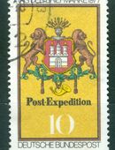 Bund gestempelt Nr. 948 „ F“ von BRIEFMARKE eingekerbt wie auf den Bildern zu sehen. in 32457