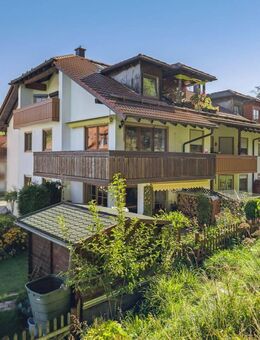 Vermietete 2-Zimmer-Terrassenwohnung mit Gartenanteil und Stellplätzen in Wiggensbach-Egg - Wiggensbach
