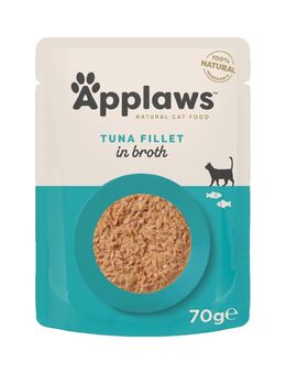 Applaws Cat Natural in Brühe 12 x 70 g - Thunfischfilet