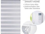 Elektrisches Rollo Aline - SMART HOME, Good Life, Lichtschutz, ohne Bohren, Klemmfix, mit Fernbedienung