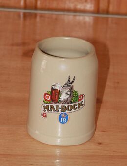 HB Maibock Bierkrug Keramik Steinzeug Steingut 0,3 L neuwertig - Borken