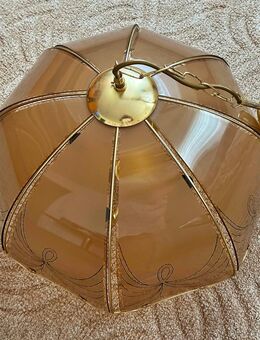 Elegante Deckenlampe im Vintage-Stil – Messing & Glas - Meiningen