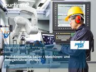 Produktionsmitarbeiter / Maschinen- und Anlagenführer (m/w/d) - Wörth