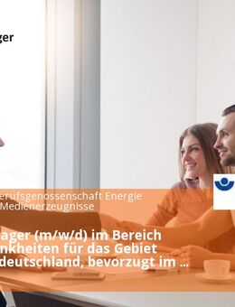 Reha-Manager (m/w/d) im Bereich Berufskrankheiten für das Gebiet Nordwestdeutschland, bevorzugt im Raum Bremen bis Ostfriesland, befristet bis 30.06.2026,Region Nord - Hamburg
