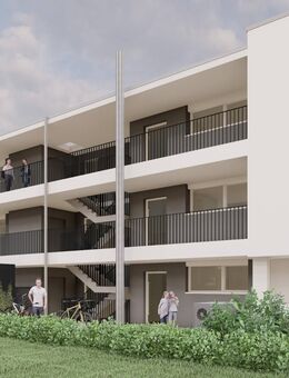 Neubauvorhaben 3 Zimmerwohnung mit Terrasse und Gartenanteil inkl. Tiefgaragenstellplatz in Vöhringen provisionsfrei zu verkaufen. - Vöhringen (Bayern)