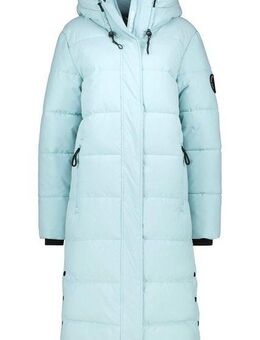 Alife & Kickin Steppjacke Damen KatiaAK A Langer Wintermantel mit großer Kapuze und regulierbarer Beinfreiheit