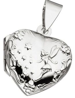 JOBO Medallionanhänger Anhänger Medaillon Believe, 925 Silber