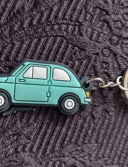 FIAT 500 Schlüsselanhänger aus Gummi ungetragen - Zwickau