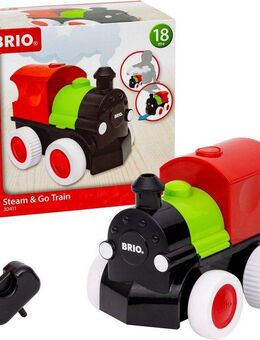 BRIO® Modelleisenbahn-Set Push & Go Zug, mit Dampf