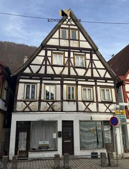 Offene Besichtigung: Sa., 11.12. 11-12 Uhr Renditeobjekt: Denkmalgeschütztes Wohn- und Geschäftshaus - Wiesensteig