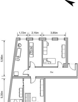 3-Raumwohnung zentrumsnah - Lichtenstein (Sachsen)
