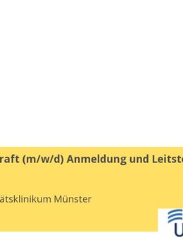 Empfangskraft (gn*) Anmeldung und Leitstelle Radiologie - Münster