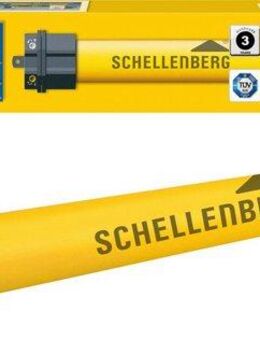 SCHELLENBERG Rollladenmotor Standard, Rohrmotor mit mechanischer Endlageneinstellung, geeignet für 40 mm Rollladenwelle, Maxi, 40 Nm, Zugkraft 60 kg