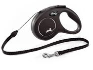 flexi New Classic Seil-Leine S schwarz, 5 m,
