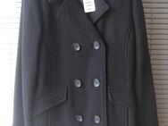 H&M Damen Jacke Übergangsjacke Doppelreiher in schwarz Damen Mantel - Berlin