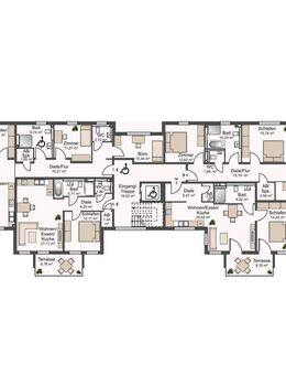 2,5-Zimmerwohnung mit Südbalkon! Wohnung Nr. 6 im 1. OG - Bad Wimpfen
