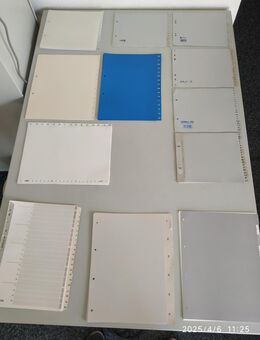 verschiedene Ordnerregister A-Z 1-6_20 0,50€ - Fulda Zentrum