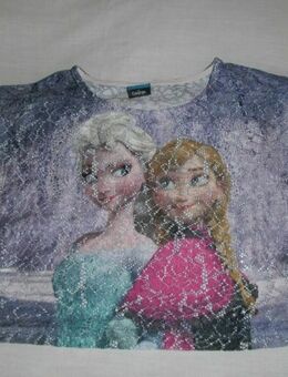 Eiskönigin Anna Elsa T-Shirt Gr.4-5J./104/110 sehr guter Zustand Spitzenbluse Mädchen - Bad Neustadt (Saale)