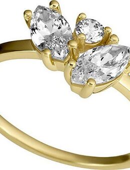 Firetti Fingerring Schmuck Geschenk Gold 333 Damenring Goldring Fantasie, mit Zirkonia (synth)