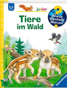 Ravensburger Buch Wieso? Weshalb? Warum? junior, Band 77: Tiere im Wald, Made in Europe