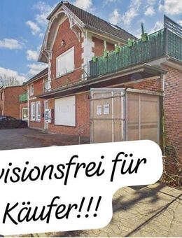 Keine Käuferprovision! 214 m² große Gewerbefläche plus drei vermietete Wohnungen im Mehrfamilienhaus! - Todenbüttel