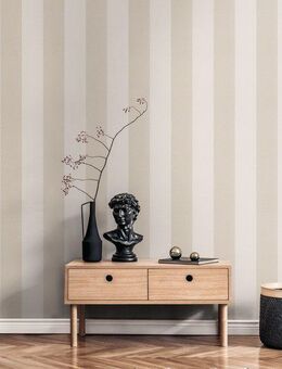 A.S. Création Vliestapete Pure Elegance Streifen Tapete Mustertapete gestreift Landhaus, strukturiert, matt, (1 St), Vliestapete minimalistisch für Schlafzimmer Küche Wohnzimmer Streifen