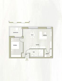 W15 - Barrierefreie 2-Zimmer-Wohnung mit wettergeschützter Dachterrasse & viel Tageslicht - Hausach