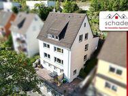 SCHADE IMMOBILIEN - Über den Dächern von Werdohl. Dreifamilienhaus + Gewerbe im Untergeschoss! - Werdohl