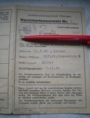 Arbeitsbuch, 1946, Historisches Dokument, Nachweisbuch in 99091