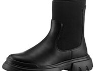 Geox J JUNETTE GIRL C Chelseaboots Plateaustiefel, Schlupfstiefel, Winterstiefel mit Blockabsatz