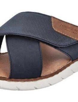 Rieker Pantolette, Sommerschuh, Schlappen, Klettschuh, mit Klettriemchen