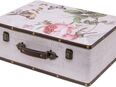 HMF Schatztruhe Vintage Koffer aus Holz Rose 44cm #VKO102-44 in 75217