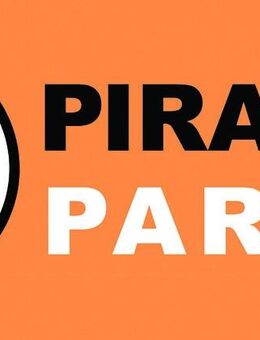 Flagge der Piratenpartei - Erlangen