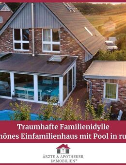 Wunderschönes Einfamilienhaus mit Pool in ruhiger Lage von Nenndorf! - Rosengarten (Niedersachsen)
