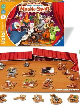 Ravensburger Spiel tiptoi® Mein tierischer Musik-Spaß, Kinderspiel, Made in Europe