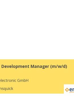 Application Development Manager (m/w/d) - Wurmannsquick